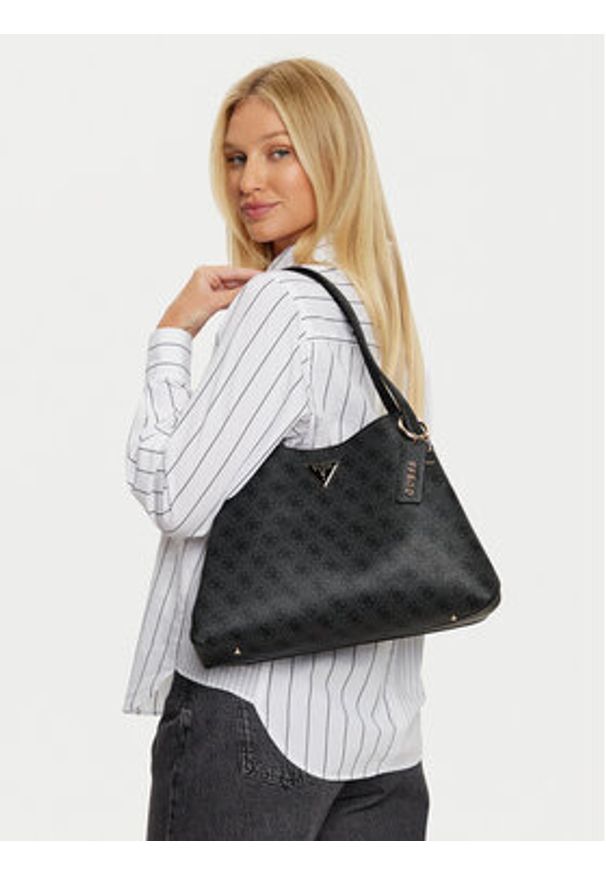 Guess Torebka HWSG95 07220 Czarny. Kolor: czarny. Materiał: skórzane
