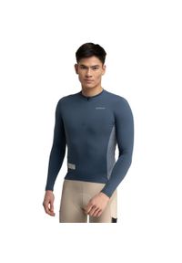 SIROKO - Męska koszulka rowerowa gravel z długim rękawem Kolarstwo Siroko GM3 Karakór. Kolor: niebieski. Materiał: materiał. Długość rękawa: długi rękaw. Długość: długie. Sport: kolarstwo #1
