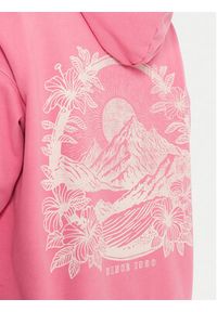 Roxy Bluza Lineup ERJFT05016 Różowy Oversize. Kolor: różowy. Materiał: bawełna #5