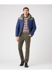 Wrangler - WRANGLER PUFFER JACKET MĘSKA KURTKA PRZEJŚCIOWA NAVY W4B1WA114