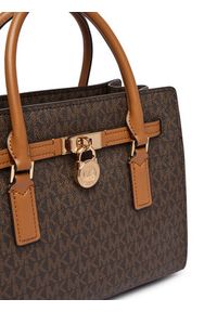 MICHAEL Michael Kors Torebka Hamilton Moderne 30T6GNXS1B Brązowy ciemny. Kolor: brązowy. Materiał: skórzane #5
