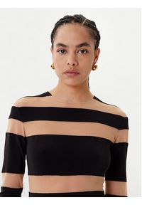 NORMA KAMALI Sukienka codzienna KK3243PMB48239 Czarny Slim Fit. Okazja: na co dzień. Kolor: czarny. Materiał: syntetyk. Typ sukienki: proste. Styl: casual #4