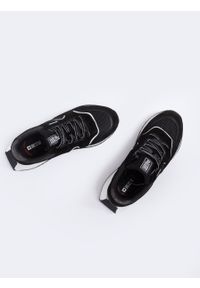 Big-Star - Sneakersy męskie z zamszowymi wstawkami czarne NN174321 906. Kolor: czarny. Materiał: zamsz. Sport: fitness #3
