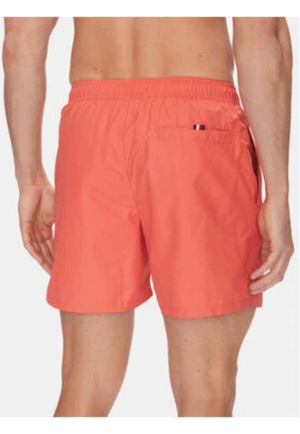 TOMMY HILFIGER - Tommy Hilfiger Szorty kąpielowe UM0UM03258 Różowy Regular Fit. Kolor: różowy. Materiał: syntetyk
