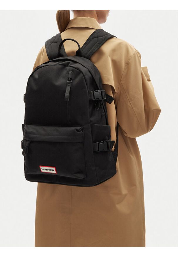 Hunter Plecak HTR-B-011-07 Czarny. Kolor: czarny. Materiał: materiał