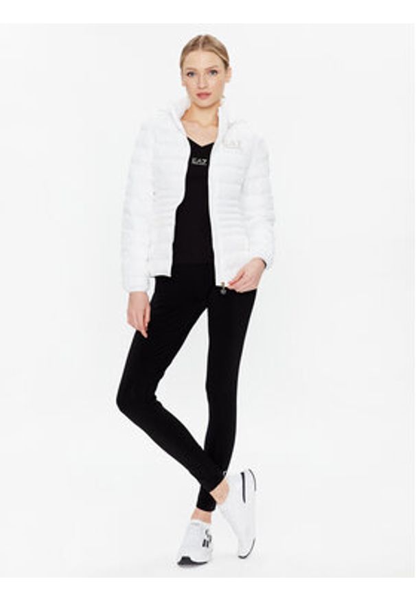 EA7 Emporio Armani Kurtka przejściowa 8NTB23 TNF8Z 0101 Biały Regular Fit. Kolor: biały. Materiał: syntetyk
