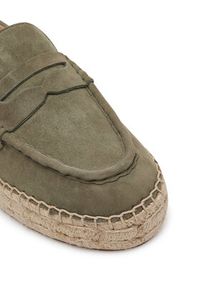 Lauren Ralph Lauren - LAUREN RALPH LAUREN Espadryle Luize 802953958008 Khaki. Kolor: brązowy. Materiał: skóra, zamsz #5