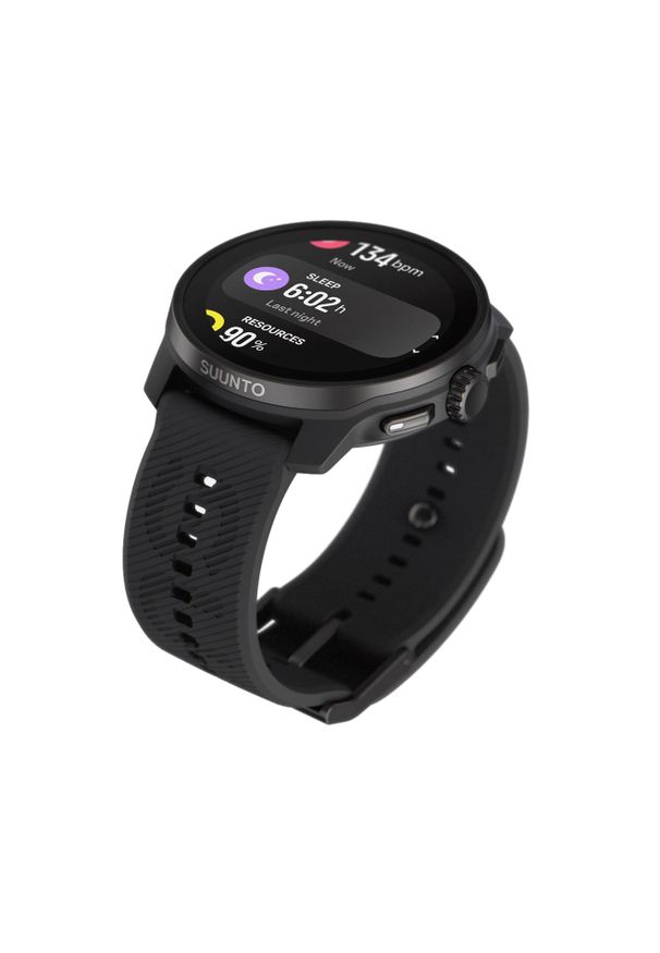 SUUNTO - Suunto Race S All Black. Rodzaj zegarka: cyfrowe. Materiał: koronka. Styl: sportowy, elegancki, casual