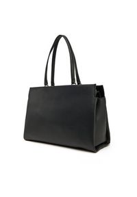 TOMMY HILFIGER - Tommy Hilfiger Torebka Th Legacy Tote AW0AW17197 Czarny. Kolor: czarny. Materiał: skórzane #4