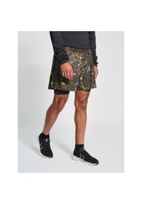 NewLine - Szorty 2 w 1 Newline Kansas. Kolor: brązowy, wielokolorowy. Długość: krótkie. Sezon: lato #1