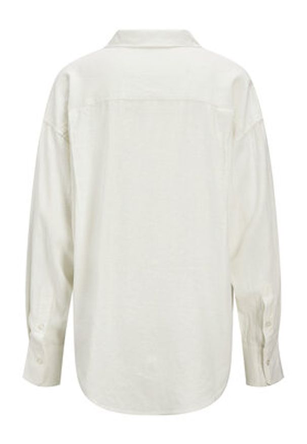 JJXX Koszula Jamie 12269668 Biały Oversize. Kolor: biały. Materiał: wiskoza