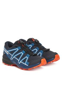 salomon - Salomon Buty do biegania Speedcross Waterproof L47856700 Czarny. Kolor: czarny. Materiał: materiał. Model: Salomon Speedcross