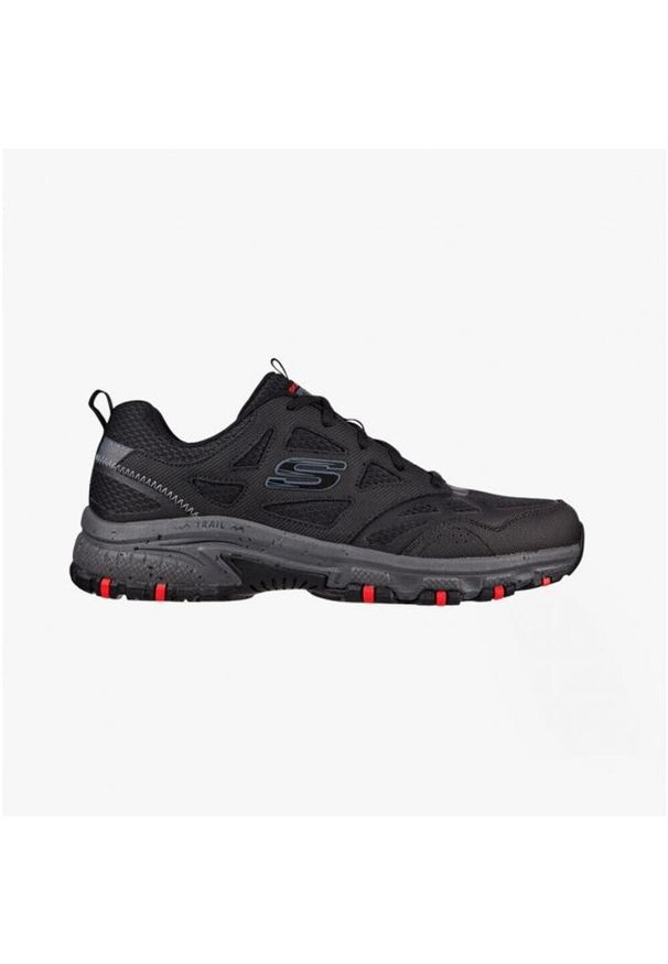 skechers - Buty trekkingowe na co dzień męskie SKECHERS HILLCREST skóra. Okazja: na co dzień. Kolor: czarny. Materiał: skóra. Model: Skechers Sport. Sport: turystyka piesza