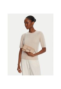 Hugo - Torebka HUGO. Kolor: beżowy #1