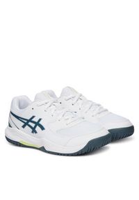 Asics Buty do tenisa Gel-Dedicate 8 Gs 1044A077 Biały. Kolor: biały. Materiał: skóra. Sport: tenis #5