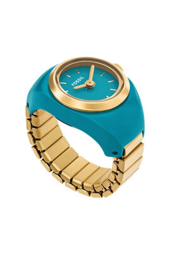 Fossil Zegarek Watch Ring ES5415 Niebieski. Kolor: niebieski