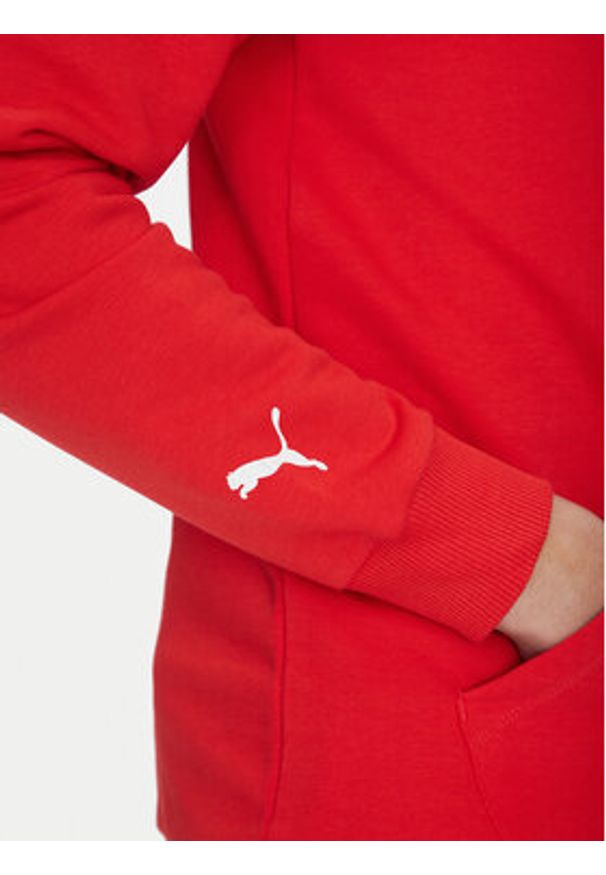 Puma Bluza F1 Ess Logo 625853 Czerwony Regular Fit. Kolor: czerwony. Materiał: bawełna, syntetyk