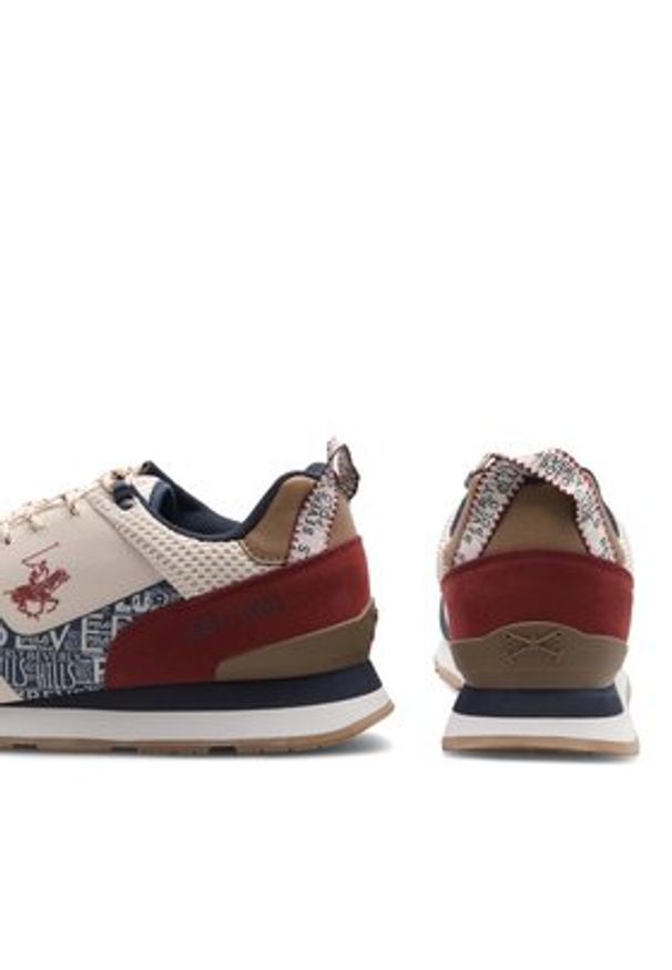 Beverly Hills Polo Club Sneakersy PASEO-01 Beżowy. Kolor: beżowy. Materiał: materiał