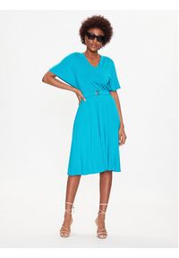 Liu Jo Beachwear Sukienka letnia VA3092 J5360 Niebieski Regular Fit. Kolor: niebieski. Materiał: wiskoza. Sezon: lato #4