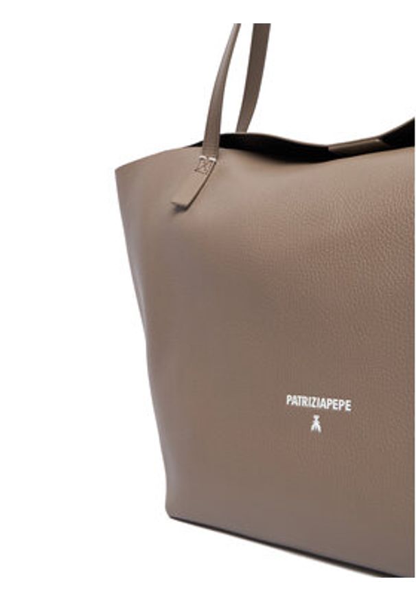 Patrizia Pepe Torebka Borsa 2B0130/L148-B744 Brązowy. Kolor: brązowy. Materiał: skórzane