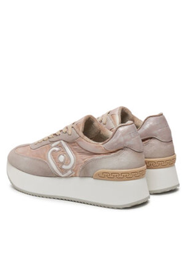 Liu Jo Sneakersy Dreamy 02 BA5035 PX003 Beżowy. Kolor: beżowy. Materiał: zamsz, skóra