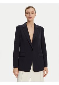 BOSS - Boss Marynarka Jocaluah 50490053 Granatowy Regular Fit. Kolor: niebieski. Materiał: syntetyk