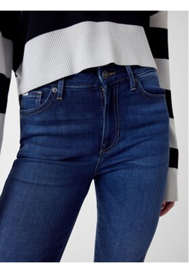Guess Jeans Jeansy 180129 Niebieski Skinny Fit. Kolor: niebieski