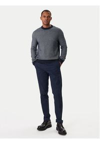 BOSS Spodnie garniturowe C-Genius 50555035 Granatowy Slim Fit. Kolor: niebieski. Materiał: bawełna #2