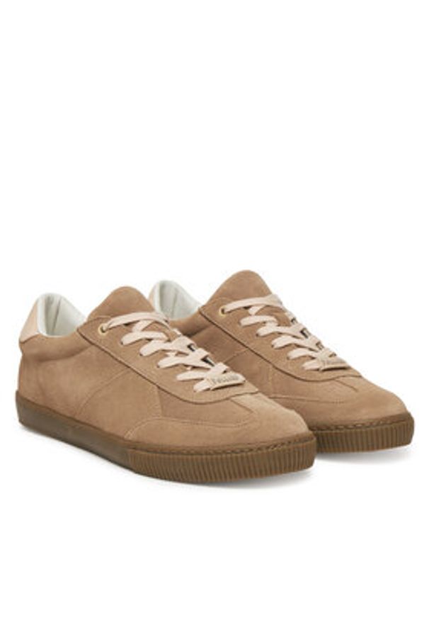 Pollini Sneakersy SB15142G0MUB0104 Beżowy. Kolor: beżowy. Materiał: skóra, zamsz