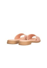 Klapki Azaleia Simone Comfy Flat Rast Nude Beige 198018, Róż/Beż, Tworzywo. Kolor: czarny. Materiał: tworzywo sztuczne. Sezon: lato