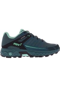 Buty do biegania Inov-8 Roclite Ultra G 320 001080-TLMT-M-01 zielone. Zapięcie: pasek. Kolor: zielony. Materiał: guma, materiał. Szerokość cholewki: normalna. Technologia: Gore-Tex. Wzór: paski