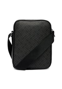 TOMMY HILFIGER - Tommy Hilfiger Saszetka Th Flag Monogram Mini Reporter AM0AM14138 Czarny. Kolor: czarny. Materiał: skóra #2