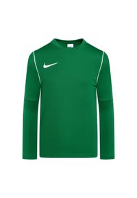 Bluza piłkarska dziecięca Nike Dri-FIT Park 20 Crew. Kolor: zielony. Technologia: Dri-Fit (Nike). Sport: piłka nożna