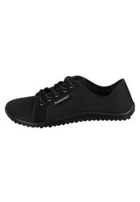LEGUANO - Buty do chodzenia męskie Leguano 10009012. Zapięcie: sznurówki. Kolor: czarny. Materiał: materiał, syntetyk, tkanina. Szerokość cholewki: normalna. Sport: turystyka piesza