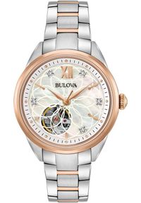 Zegarek Bulova Zegarek damski Bulova 98P170 srebrny. Kolor: srebrny #1