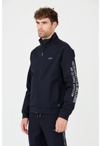Aeronautica Militare - AERONAUTICA MILITARE Granatowa męska bluza, Rozmiar XL. Kolor: niebieski