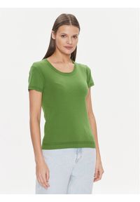 United Colors of Benetton - United Colors Of Benetton T-Shirt 1091D1M10 Zielony Regular Fit. Kolor: zielony. Materiał: bawełna #1