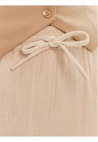 only - ONLY Spodnie dzianinowe Thyra 15296375 Beżowy Comfort Fit. Kolor: beżowy. Materiał: bawełna #2