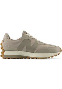 Buty damskie New Balance WS327DBB – brązowe. Okazja: na co dzień. Kolor: brązowy. Materiał: skóra, dresówka, guma. Szerokość cholewki: normalna. Sezon: wiosna