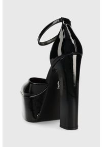 Steve Madden szpilki Prompt kolor czarny na słupku SM11002597. Zapięcie: klamry. Kolor: czarny. Obcas: na słupku. Wysokość obcasa: średni #2