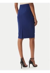 Maryley Spódnica mini 26EB710/43FR Granatowy Regular Fit. Kolor: niebieski. Materiał: syntetyk #3