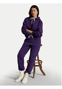 Polo Ralph Lauren Bluza 211971698006 Granatowy Relaxed Fit. Typ kołnierza: polo. Kolor: niebieski. Materiał: bawełna #6