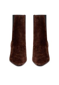 Gino Rossi Botki JOSE-116096 Brązowy. Kolor: brązowy. Materiał: zamsz, skóra #4