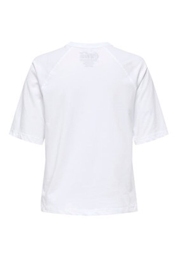 only - ONLY T-Shirt Coca Cola 15355794 Biały Regular Fit. Kolor: biały. Materiał: bawełna