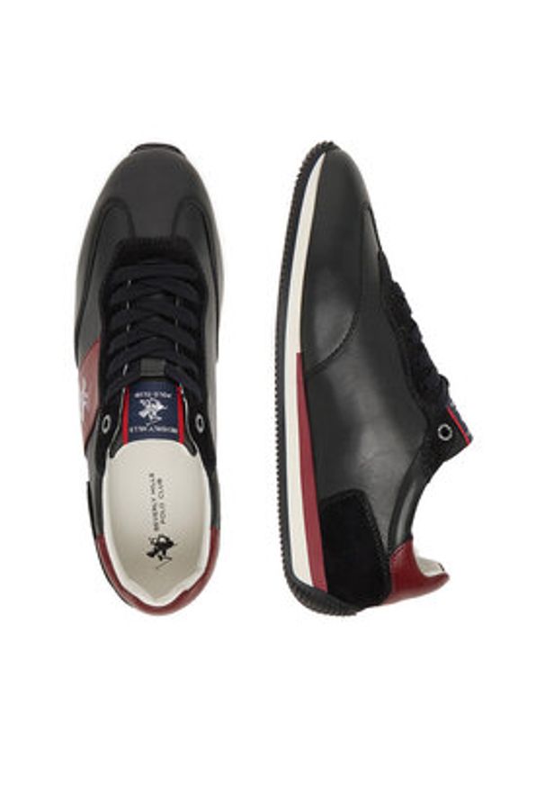 Beverly Hills Polo Club Sneakersy EO-SCOTT-10 MI08 Czarny. Kolor: czarny. Materiał: skóra