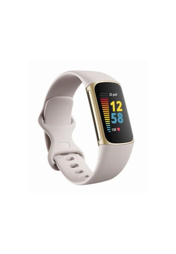 FITBIT Charge 5 Lunar White/Soft Gold Stainless Steel