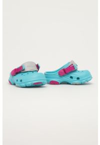 Crocs - Klapki dziecięce. Nosek buta: okrągły. Kolor: morski. Materiał: syntetyk, materiał. Wzór: gładki #2