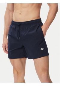 Jack & Jones Szorty kąpielowe Maui Splash 12291491 Granatowy Regular Fit. Kolor: niebieski. Materiał: syntetyk #1