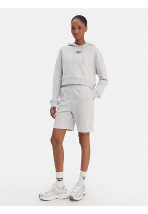Reebok Szorty sportowe Sasha RK25510CCW Szary Regular Fit. Kolor: szary. Materiał: bawełna, syntetyk