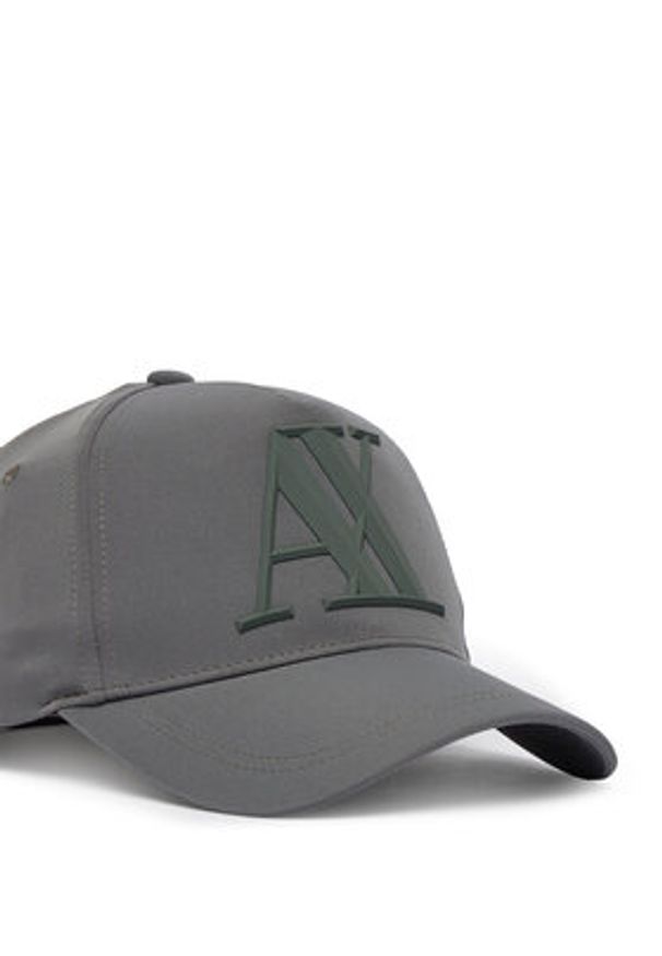 Armani Exchange Czapka z daszkiem 954079 CC518 U8097 Szary ciemny. Kolor: szary. Materiał: materiał